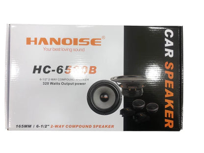 Parlantes componentes HANOISE 6.5" con tweeter HC-6520B