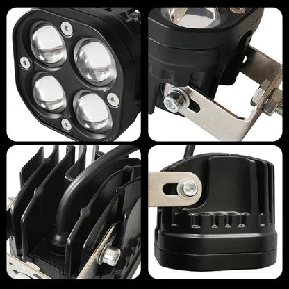 Barra led cuadrada bicolor 4 lupas HW-GZD-273/CY-4250A