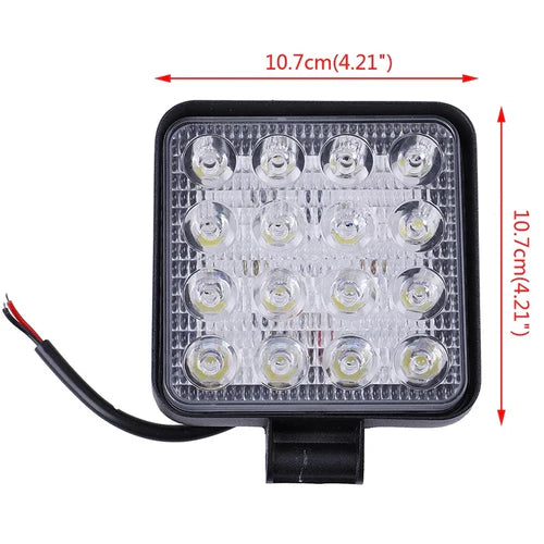 Barra led cuadrada 48W 1pc CY-2071-2.5CM